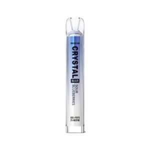Crystal Bar 600 Puffs Sour Blueberries Prefilled Vape