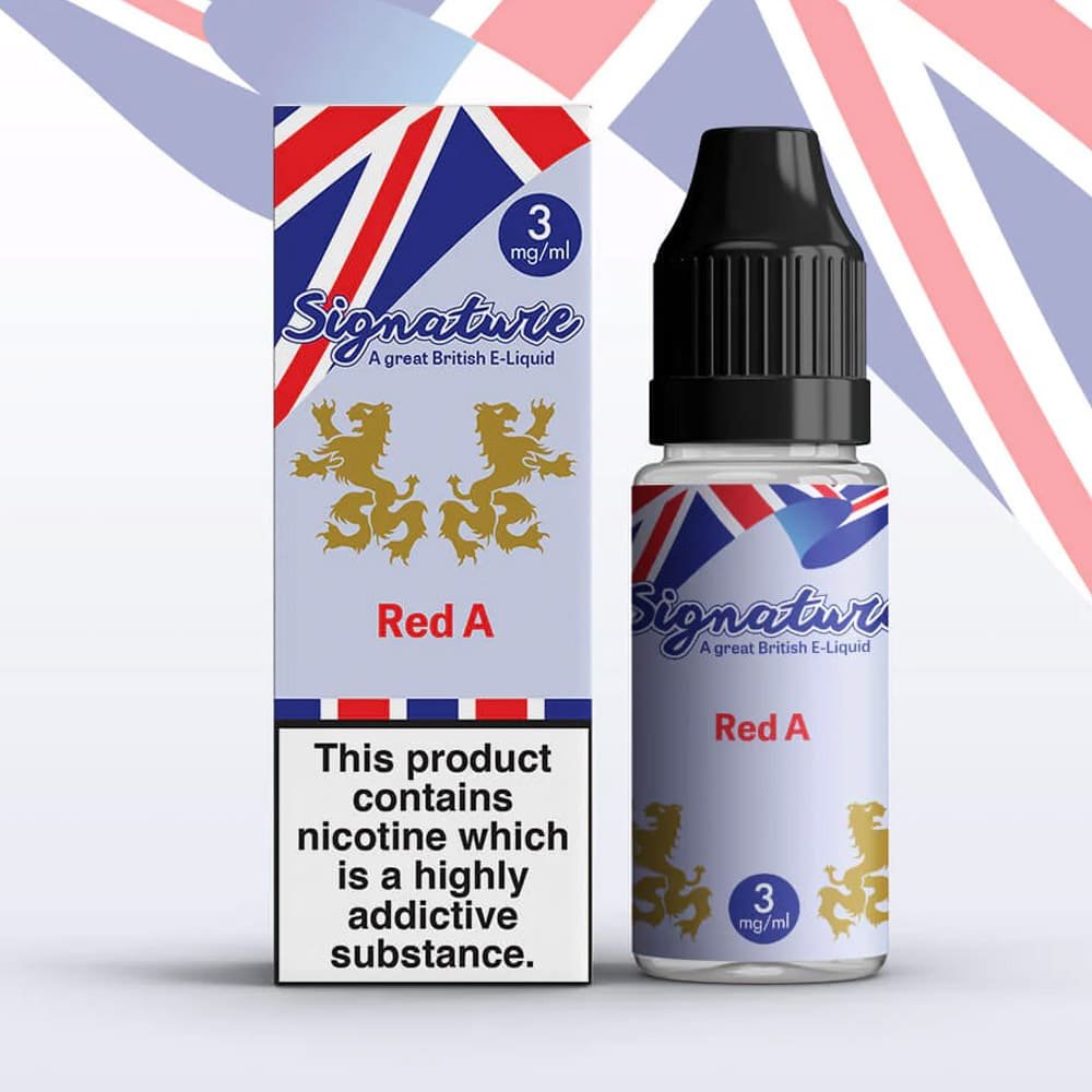 Red A 10ml E-Liquid by Signature