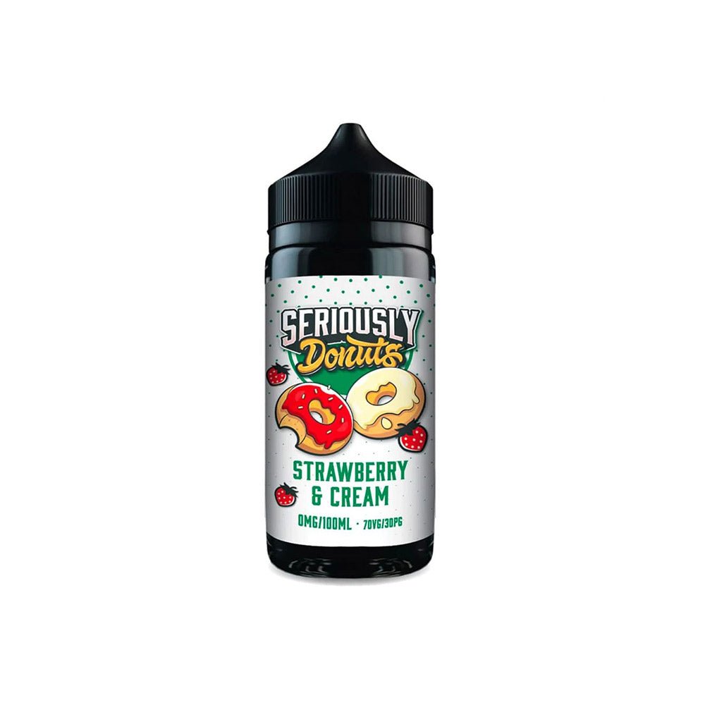 Doozy Vape Seriously Donuts Strawberry & Cream 100ml Shortfill E Liquid