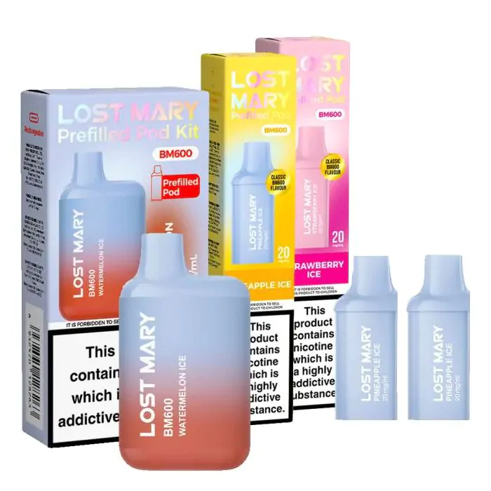 Lost Mary BM600 Prefilled Kit & Pods Bundle